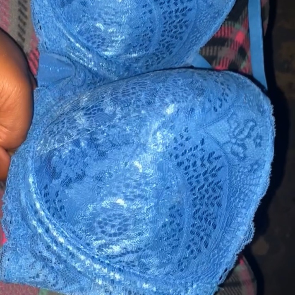 Never worn blue bra